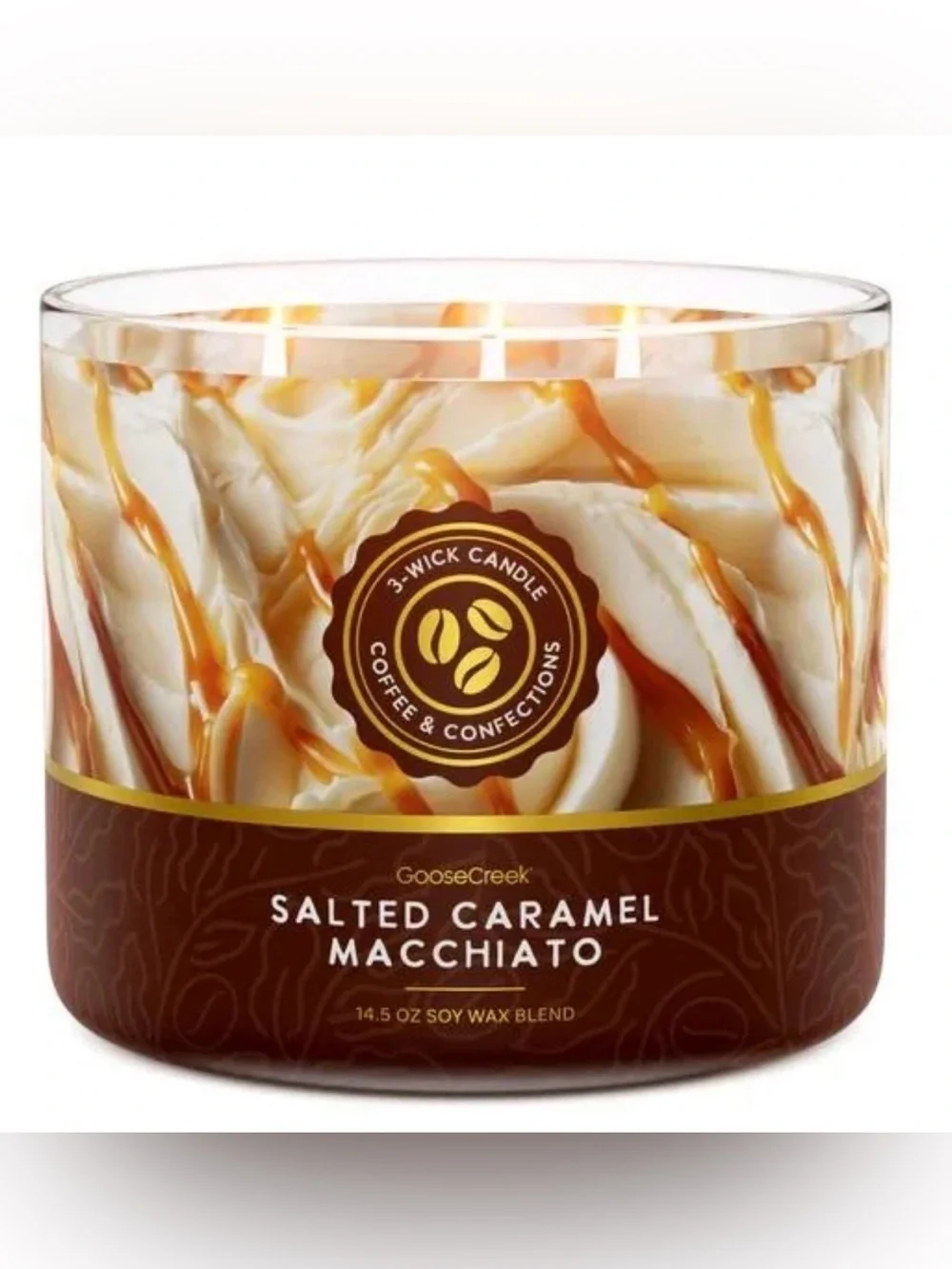 Goose Creek Salted Caramel Macchiato 3-Wick Candle